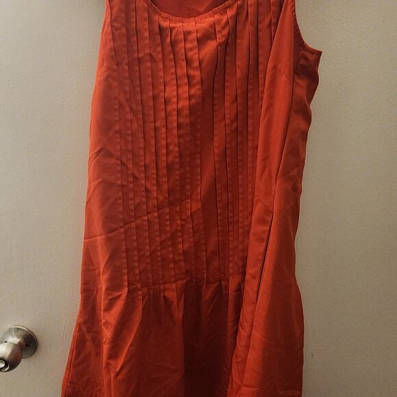 Ralph Lauren Black Label No Sleeve Piano Pleats Dress Cabana Pockets Sz 6 - Picture 4 of 4